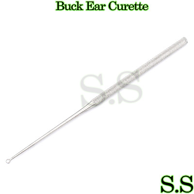 #ad ENT Buck Ear Surgical Curette #2 Blunt Straight 6.5quot; Veterinary New Instruments $6.99