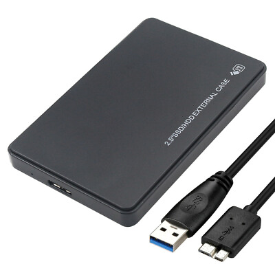 #ad 2.5quot; SATA USB 3.0 Hard Drive Disk HDD SSD Enclosure External Laptop Case $4.80