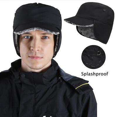 #ad Winter Fur Warmer Hat w Ear Flaps Earmuffs Snow Hood Sports Black for Men Women $14.99