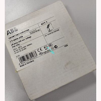 #ad one abb New CT AHS.22S 1SVR730110R3300 Time Relay 0.05s 300h FedEx or DHL $166.84