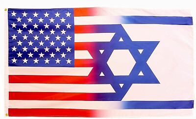 #ad #ad ISRAEL USA SOLIDARITY 3x5FT FLAG TOGETHER JEWISH AMERICAN JEW UNITED RELIGION $7.25