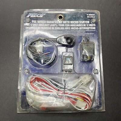 #ad PILOT AUTOMOTIVE PRE WIRED HARNESS KIT WITH MICRO SWITCH FOR 12 VOLT PL HARN3CT $14.99