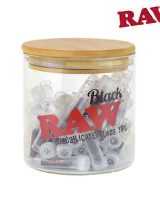 #ad 😎 3X 1 FREE OF RAW BLACK GLASS TIPS BOROSILICATE GLASS TIPS RAWTHENTIC✨👀 $18.99