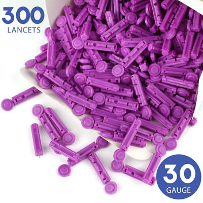 #ad 300x Twist Top Blood Lancets 30g For Blood Diabetic Glucose Test Testing Lancet $7.99