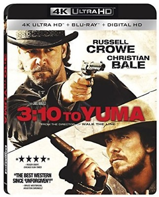 #ad #ad 3:10 to Yuma New 4K UHD Blu ray With Blu Ray 4K Mastering Ac 3 Dolby Digit $19.01