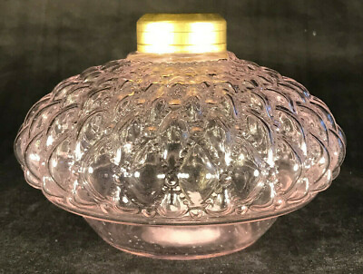 #ad New Pink Crystal Diamond Quilted Glass Bracket Lamp Font w #2 Collar #BF328 $61.00