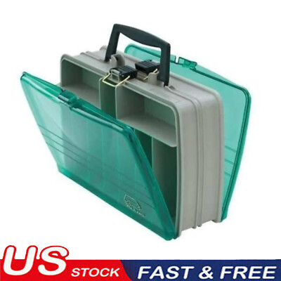 #ad Double Sided Fishing Satchel Tackle Box with 20 Compartments of Various Sizes US $21.40