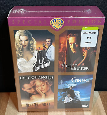 #ad New Warner Home Video DVD 1998 Contains 4 Movies Sealed $19.95