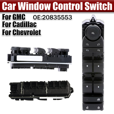 #ad ABS Car Window Control Switch 20835553 For GMC For Cadillac For Chevy Silverado $99.50