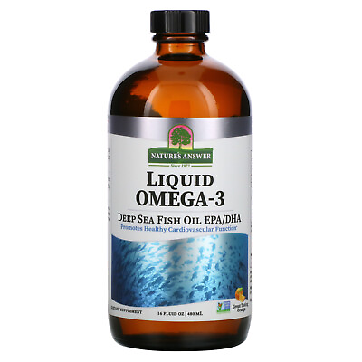 #ad Liquid Omega 3 Deep Sea Fish Oil EPA DHA Orange 16 fl oz 480 ml $26.24