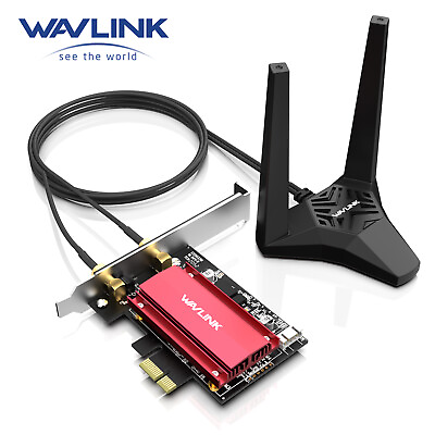 #ad AX3000 WiFi 6E PCIe WiFi Card Tri Band PCIe Network Card Bluetooth 5.2 Adapter $34.99