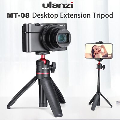 #ad Mini Tripod Handle Extendable Monopod ULANZI MT 08 Camera 1 4quot; Screw Phone Clip $26.99