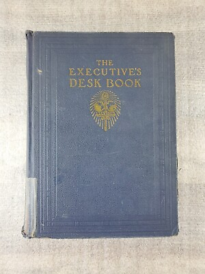 #ad The Executive’s Desk Book 1940 USA Winston Vintage Condition Issues READ $19.99