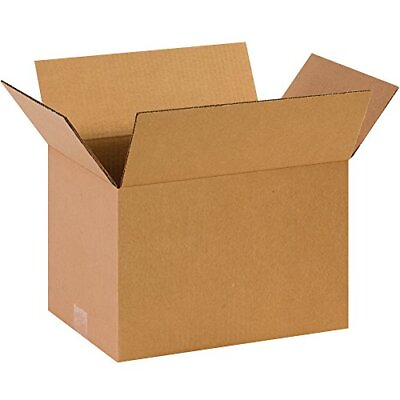 #ad 14 x 10 x 9 Corrugated Cardboard Boxes Medium 14quot;L x 10quot;W x 9quot;H Pack of 25 ... $58.38