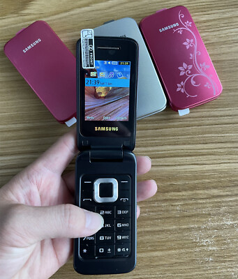 #ad SAMSUNG C3520 Mobile Phone Bluetooth MP3 FM Radio GSM Flip Unlocked Cell phone $31.00