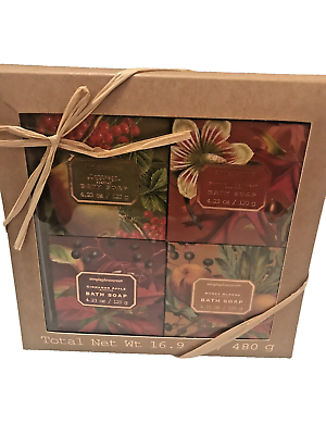 #ad Simplepleasures 4 Assorted Piece Bar Soap Gift Set 16.9 Oz Total weight $9.00