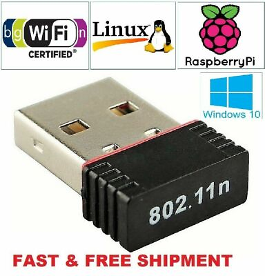 #ad New Realtek Mini USB Wireless 802.11B G N LAN Card WiFi Network Adapter RTL8188 $1.97