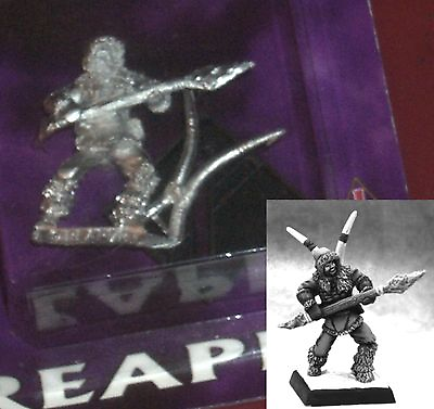 #ad Reaper 14644 Warlord Nanoc Spearmaster 1 Miniature Northern Barbarian Warrior $7.49
