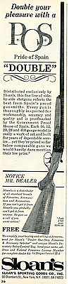 #ad #ad 1971 Print Ad of Sloan#x27;s POS Pride Of Spain Double Shotgun $9.99