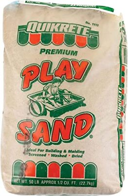 #ad Quikrete Sandbox Play Sand – Outdoor Kids Filtered for Sand Box – Screened W... $56.51