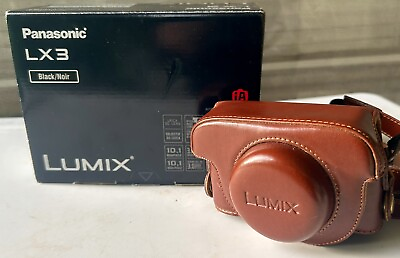 #ad Panasonic LUMIX DMC LX3 10.1MP Digital Camera with Leather Case $200.00