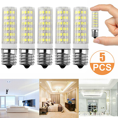 #ad #ad 5PCS E17 LED Bulb Microwave Oven Light Dimmable 7W 6000K Super Bright Lamp Bulbs $13.98