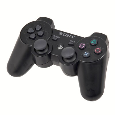 #ad OFFICIAL SONY Playstation 3 PS3 Sixaxis DualShock 3 Wireless Controller Black $26.99