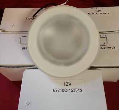 #ad ITC RV 12v LED 4.5quot; Puck Recessed Lights lot of 5 Camper Warm White see pics $34.95