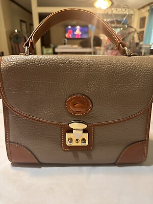 #ad dooney bourke vintage leather bags handbags $30.00