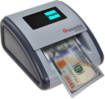 #ad Automatic Money Counterfeit Detector Paper Bills Checker IR MG UV Scanner New $163.99