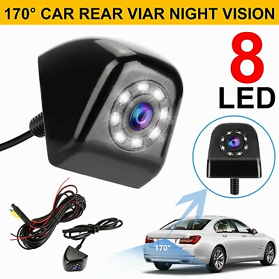 #ad HD Car Rear View Parking Cam Reverse Backup Night Vision Camera Waterproof 170° $11.90