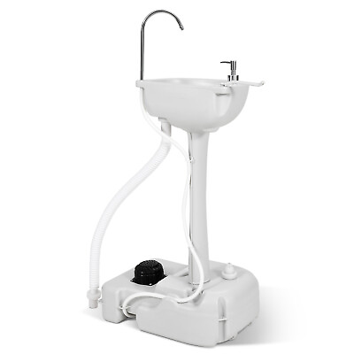 #ad Portable Wash Sink Camping Hand Wash Station Basin Stand w 4.5 Gallon 17 L Tank $49.99