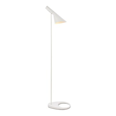 #ad Living District Juniper 1 Light Modern Metal Floor Lamp in White $85.98