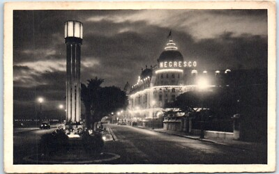 #ad Postcard The new lighting of the Promenade des Anglais Nice France $8.39