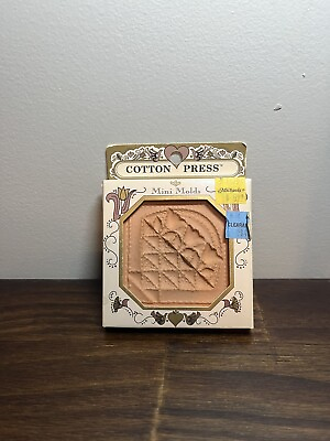#ad Cotton Press Mini Mold Tulip Basket AMACO Paper Art Cookies Wax Unused Vintage $11.00