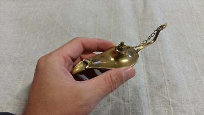 Aladdin Aladin Genie Oil Brass Amazing Lamp Medium size $24.99