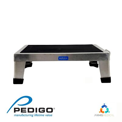 #ad Pedigo P 1015 Stackable Foot Stool Stainless Steel 14quot; x 19quot; x 6quot; $275.00