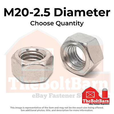 #ad M20 2.5 Stainless Steel A2 Finished Hex Nuts Choose Qty $104.67