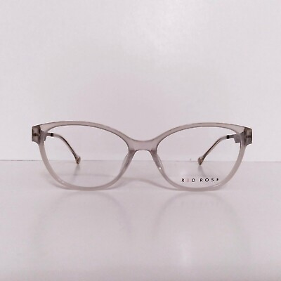 #ad Womens Red Rose Misty Gray Designer Cat Eyeglasses Frames And Case 51 16 140 $99.95