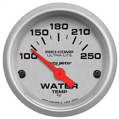 #ad AutoMeter 4337 Ultra Lite Electric Water Temperature Gauge $78.37