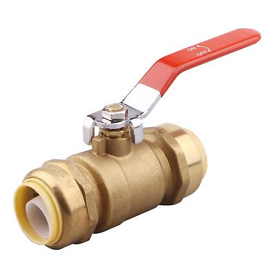#ad Ball Valve 1 Inch Push Fit ValveWater Valve Shut Off Push to Connect Fitti... $34.32