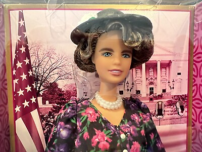 #ad Mattel Barbie Eleanor Roosevelt Inspiring Women Doll NIB SEALED RARE GTJ79 USA $31.30