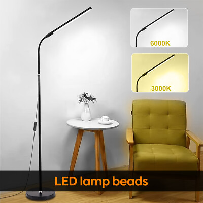 #ad LED Floor Standing Lamp Adjustable Reading Floor Lamp Floor Light for Bedroom US $32.29