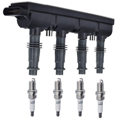 #ad Ignition Coil iridium Spark Plug pack for Buick Chevy Cruze Sonic Cadillac ELR $69.99
