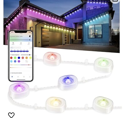 #ad Govee Permanent Outdoor Lights Smart RGBIC Outdoor Lights 75 Scene Modes 100Ft $224.99