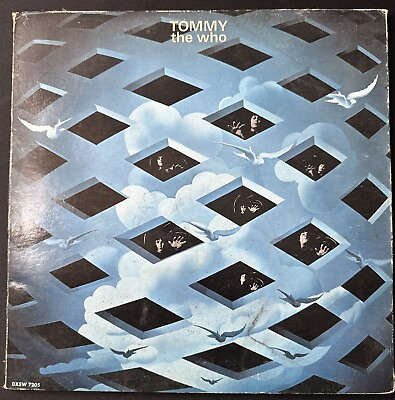 #ad Tommy The Who 2 LP Record Album 1969 Opera Decca DXSW 7205 Tested $10.99