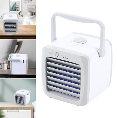 #ad Portable Mini Air Conditioner Humidifier Bedroom Artic Cooler USB Fan Desktop $13.30