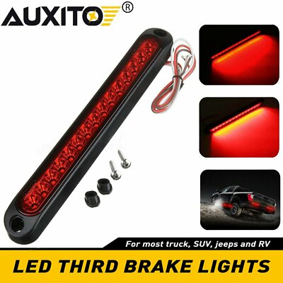 #ad Red LED Strip Stop Brake Turn Tail Light Bar 10quot; Truck Trailer Waterproof Lights $12.99