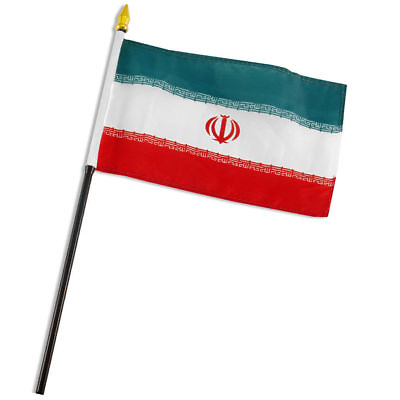 #ad 4quot;x6quot; Iran Stick Flag Table Staff Desk Table $6.39
