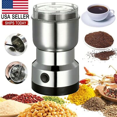 #ad Electric Coffee Bean Grinder Nut Seed Herb Grind Spice Crusher Mill Blender New $13.99